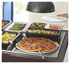 Блюдо для пиццы Emile Henry Gastron d 35,5см / 33,5см, с ручками, цвет черный 343271 фото