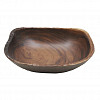 Салатник прямоугольный P.L. Proff Cuisine 26*25*7,5 см African Wood пластик меламин фото