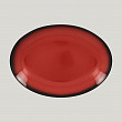 Блюдо овальное RAK Porcelain LEA Red 32 см (красный цвет)