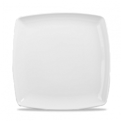 Тарелка мелкая квадратная Churchill 26,8см, X Squared+, цвет белый WHDS101 в Екатеринбурге, фото