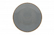 Тарелка безбортовая  28 см фарфор цвет темно-серый Seasons (187628)