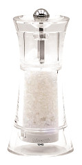 Мельница для соли Bisetti h 13 см, акрил, прозрачная, VERONA 8710S в Екатеринбурге, фото