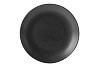 Тарелка безбортовая Porland 28 см фарфор цвет черный Seasons (187628) фото
