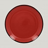 Тарелка круглая RAK Porcelain LEA Red 27 см (красный цвет) фото