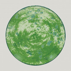 Тарелка круглая плоская RAK Porcelain Peppery 24 см, зеленый цвет в Екатеринбурге, фото
