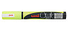 Маркер меловой UNI Mitsubishi Pencil Chalk PWE-5M 1,8-2,5 мм Желтый неон фото