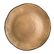 Тарелка мелкая безбортовая Style Point Stone 31,5 см, цвет коричневый, Q Authentic (QU63336)