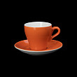 Кофейная пара Corone 190мл, оранжевый Gusto (фк1730)