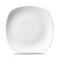 Тарелка мелкая квадратная Churchill 25,2см, X Squared, цвет белый WHSP111 в Екатеринбурге, фото