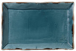 Блюдо прямоугольное Dudson 28,7х19 см, синее HVBLDR281 в Екатеринбурге, фото