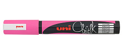 Маркер меловой UNI Mitsubishi Pencil Chalk PWE-5M 1,8-2,5 мм Розовый в Екатеринбурге, фото