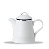 Чайник Dudson Harvest Ink 380 мл, белый с синим кантом HVINHBP1 фото