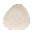 Тарелка мелкая треугольная  Stonecast Nutmeg Cream SNMSTR101