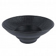 Тарелка глубокая  380 мл 25*7,6 см для пасты, для супа Black Raw Wood