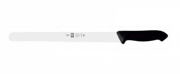 Нож для нарезки Icel 36см с волнистой кромкой, черный HORECA PRIME 28100.HR12000.360 фото