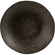 Тарелка мелкая безбортовая Style Point Stone Black 26,5 см, цвет черный, Q Authentic (QU52909)