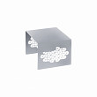 Подставка-куб для фуршета  ажурная 170х150х120 мм серебро