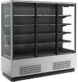Холодильная горка Полюс FC20-07 VV 1,9-1 STANDARD фронт X1 (9006-9005)