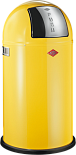 Мусорный контейнер  Pushboy, 50 л, лимонно-желтый