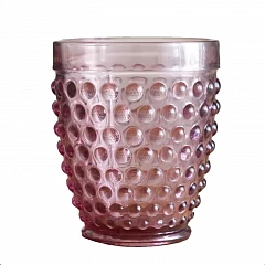 Стакан для воды Maco Berry 260мл h105мм, стекло, цвет розовый Berry5Pi в Екатеринбурге фото