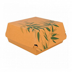 Коробка для бургера Garcia de Pou Feel Green, 12*12*5 см, 50 шт/уп в Екатеринбурге, фото