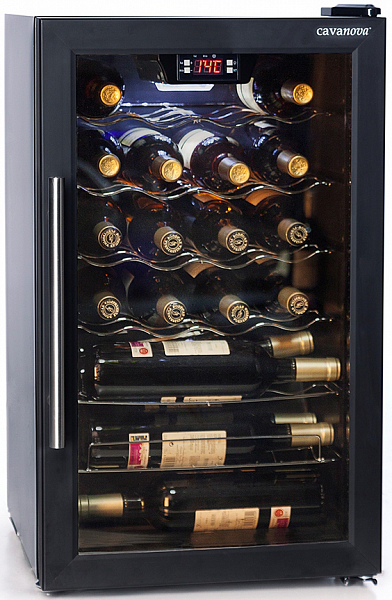 Монотемпературный винный шкаф Cavanova CV022T фото