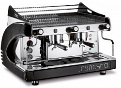 Рожковая кофемашина Royal Synchro 2gr 14l semiautomatic черная в Екатеринбурге фото