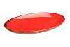Блюдо овальное Porland 31х24 см фарфор цвет красный Seasons (112131) фото