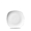 Тарелка мелкая квадратная Churchill 17см, X Squared, цвет белый WHSP71