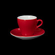 Кофейная пара Corone 190мл, красный Gusto (фк1729)