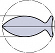 Барабан формующий  60*31*18*2 мм, рыбка