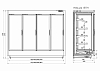 Холодильная горка Enteco Немига П2 187 ВН (без агрегата) фото
