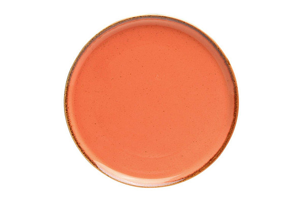 Тарелка для пиццы Porland 32 см фарфор цвет оранжевый Seasons (162932) фото