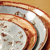 Тарелка овальная плоская RAK Porcelain Peppery 32*23 см, красный цвет фото