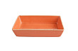 Блюдо прямоугольное Porland 13,7х8,5 см h 3 см фарфор цвет оранжевый Seasons (358913)