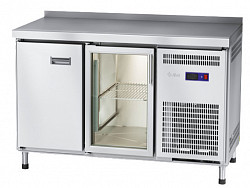 Холодильный стол Abat СХС-60-01-СО охлаждаемая столешница с бортом (дверь-стекло, дверь) в Екатеринбурге, фото