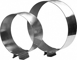 Форма для выпечки разъемная Regent Кольцо раздвижное 160х300/65 мм, нержавеющая сталь в Екатеринбурге фото