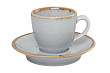 Чашка кофейная Porland 90 мл фарфор цвет серый Seasons (312109)