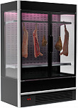 Витрина для демонстрации мяса Полюс FC 20-08 VV 1,3-3 X7 9005 (распашные двери структурный стеклопакет)
