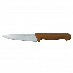 Нож поварской P.L. Proff Cuisine PRO-Line 16 см, коричневая пластиковая ручка (99005023) в Екатеринбурге, фото