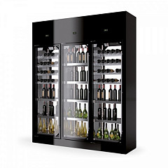 Шкаф винный Enofrigo WINE LIBRARY 3P 4V H220 P60 ЧЕРНЫЙ A1WL4V3P226P/421 в Екатеринбурге фото