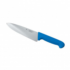 Шеф-нож P.L. Proff Cuisine PRO-Line 20 см, синяя пластиковая ручка в Екатеринбурге фото