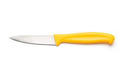 Нож для чистки овощей Comas 8,8 см, L 19,9 см, нерж. сталь / полипропилен, цвет ручки желтый, Puntillas (7538) в Екатеринбурге фото