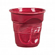 Чашка для капучино P.L. Proff Cuisine Barista мятая 225 мл бордо, h 8,5 см
