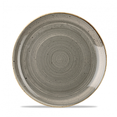 Тарелка мелкая круглая Churchill Stonecast Peppercorn Grey SPGSEVP81 21,7 см в Екатеринбурге фото