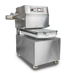 Запайщик лотков Hualian Machinery HVT-450R (нерж.СКИН) (4 лотка,187*137*120), фото 7