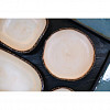 Блюдо круглое P.L. Proff Cuisine 21*2 см Timber Brown пластик меламин фото