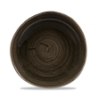 Тарелка мелкая Волна без борта  Stonecast Patina Iron Black PAIBOG101