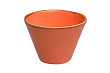 Чаша коническая Porland d 12 см h 8 см 400 мл фарфор цвет оранжевый Seasons (368211)