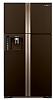 Холодильник Hitachi R-W 662 PU3  GBW коричневое стекло фото
